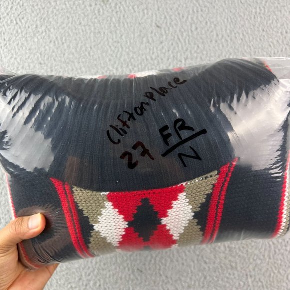 Vintage Clifton Place Mens Size L  Aztec Design Mock Neck - Picture 6 of 9